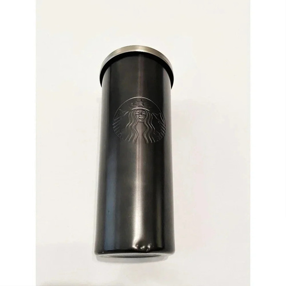 Starbucks Stainless Steel Black Double Wall Tumbler - Picture 1 of 5